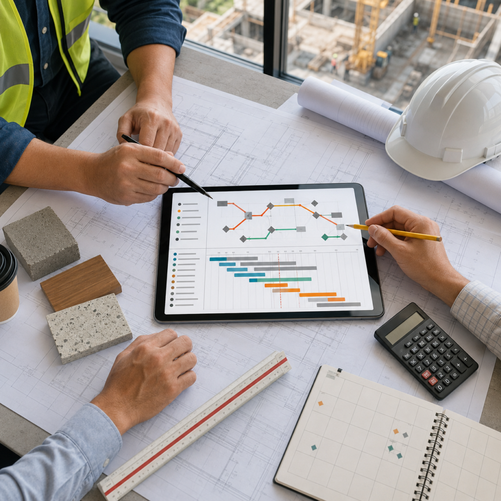 construction CPM schedule